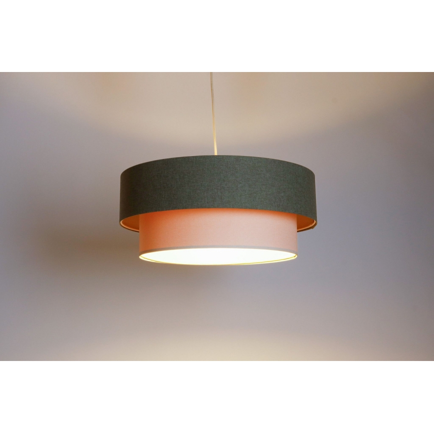 Żyrandol na lince BOHO TRINITI 1xE27/60W/230V szary/kremowy