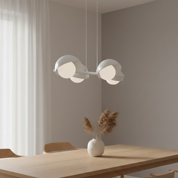 Žyrandol na lince BOOM 4xG9/8W/230V biały