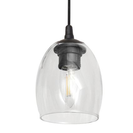 Żyrandol na lince BRILLANT 1xE27/15W/230V przezroczysty