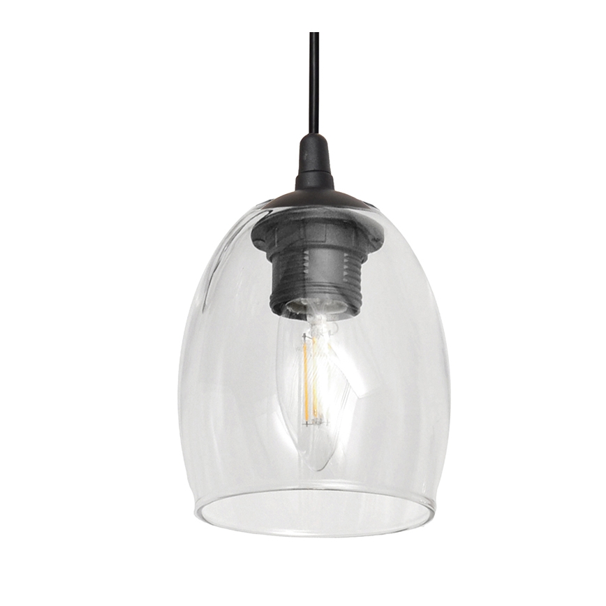 Żyrandol na lince BRILLANT 1xE27/15W/230V przezroczysty