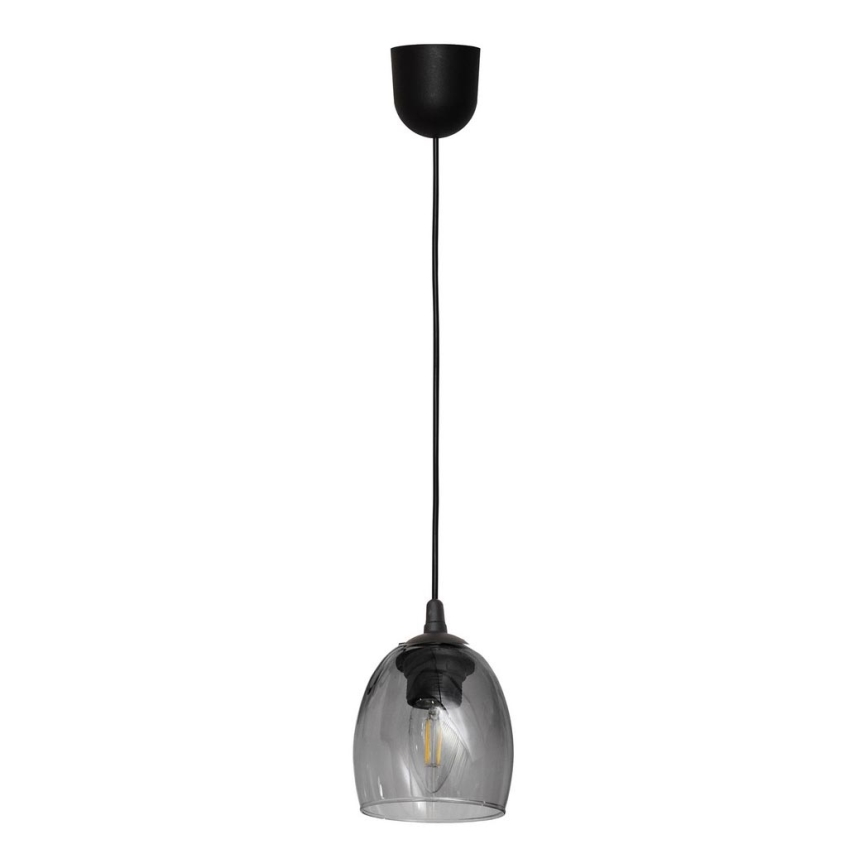 Żyrandol na lince BRILLANT 1xE27/15W/230V szary