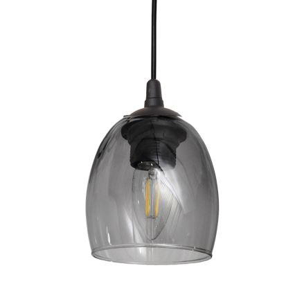 Żyrandol na lince BRILLANT 1xE27/15W/230V szary