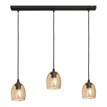 Żyrandol na lince BRILLANT 3xE27/15W/230V beżowy