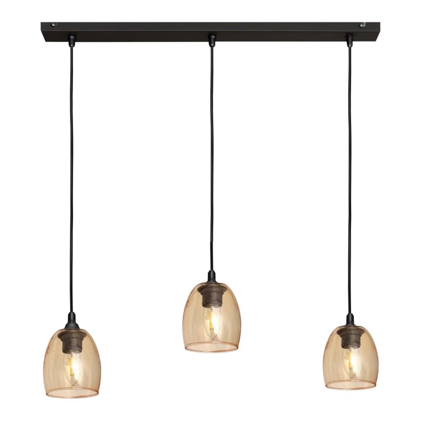 Żyrandol na lince BRILLANT 3xE27/15W/230V beżowy