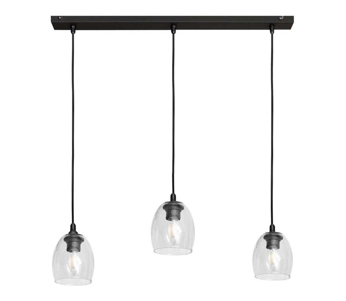 Żyrandol na lince BRILLANT 3xE27/15W/230V przezroczysty