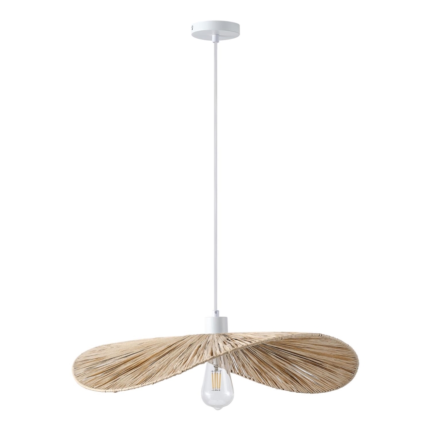 Żyrandol na lince CALYPSO 1xE27/15W/230V śr. 55 cm bambus