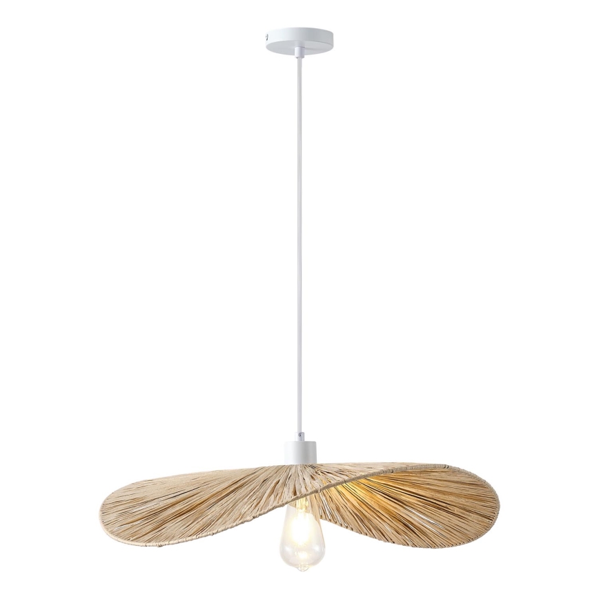 Żyrandol na lince CALYPSO 1xE27/15W/230V śr. 55 cm bambus