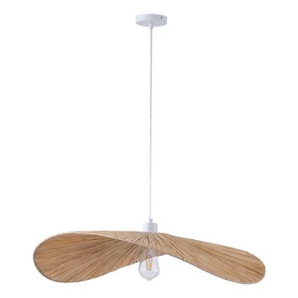 Żyrandol na lince CALYPSO 1xE27/40W/230V śr. 70 cm bambus
