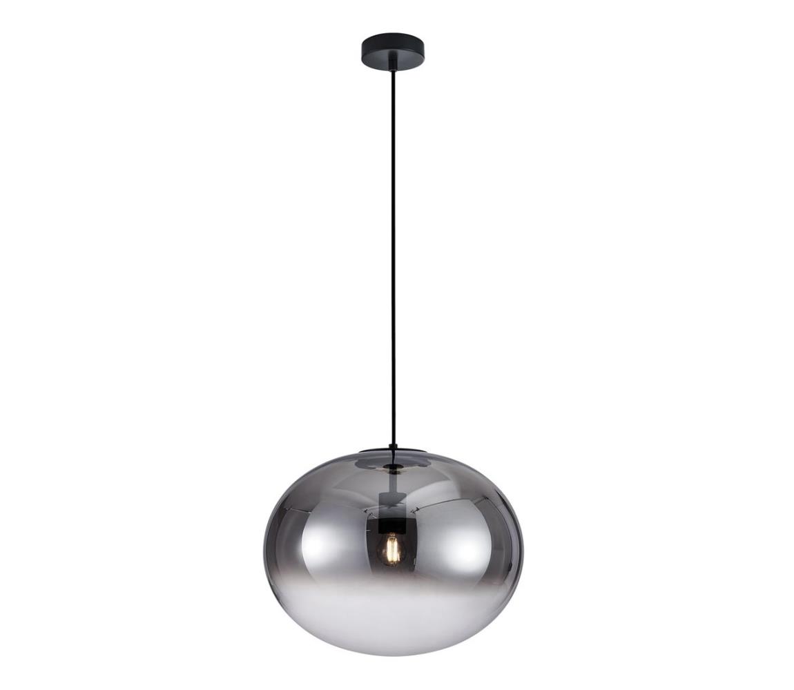 Żyrandol na lince CAMPANIA 1xE27/60W/230V czarny