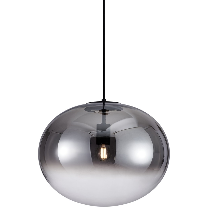 Żyrandol na lince CAMPANIA 1xE27/60W/230V czarny