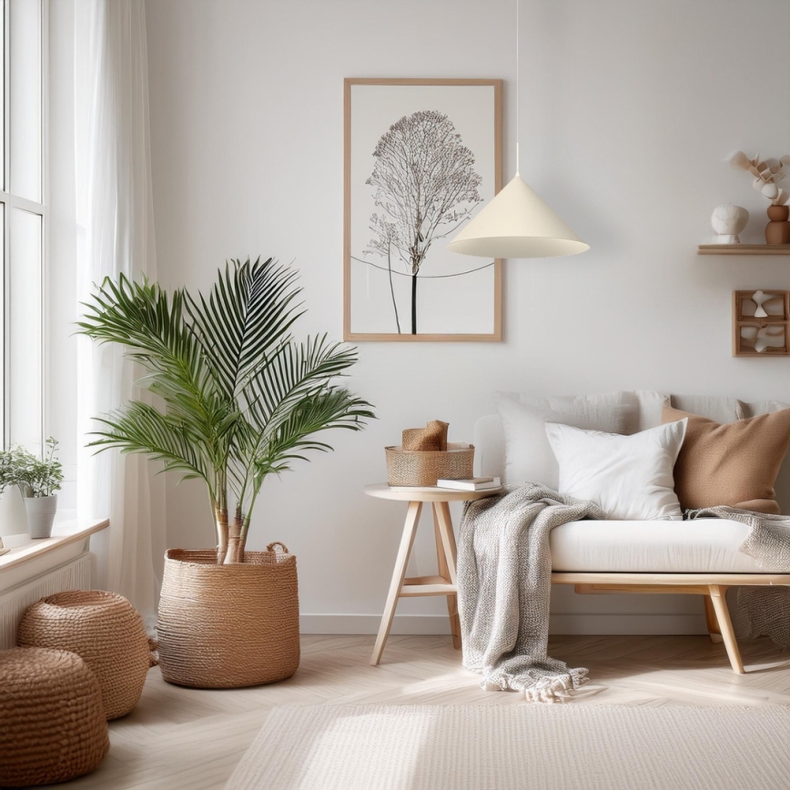 Żyrandol na lince CAPITAL 1xGX53/15W/230V śr. 46 cm kremowy