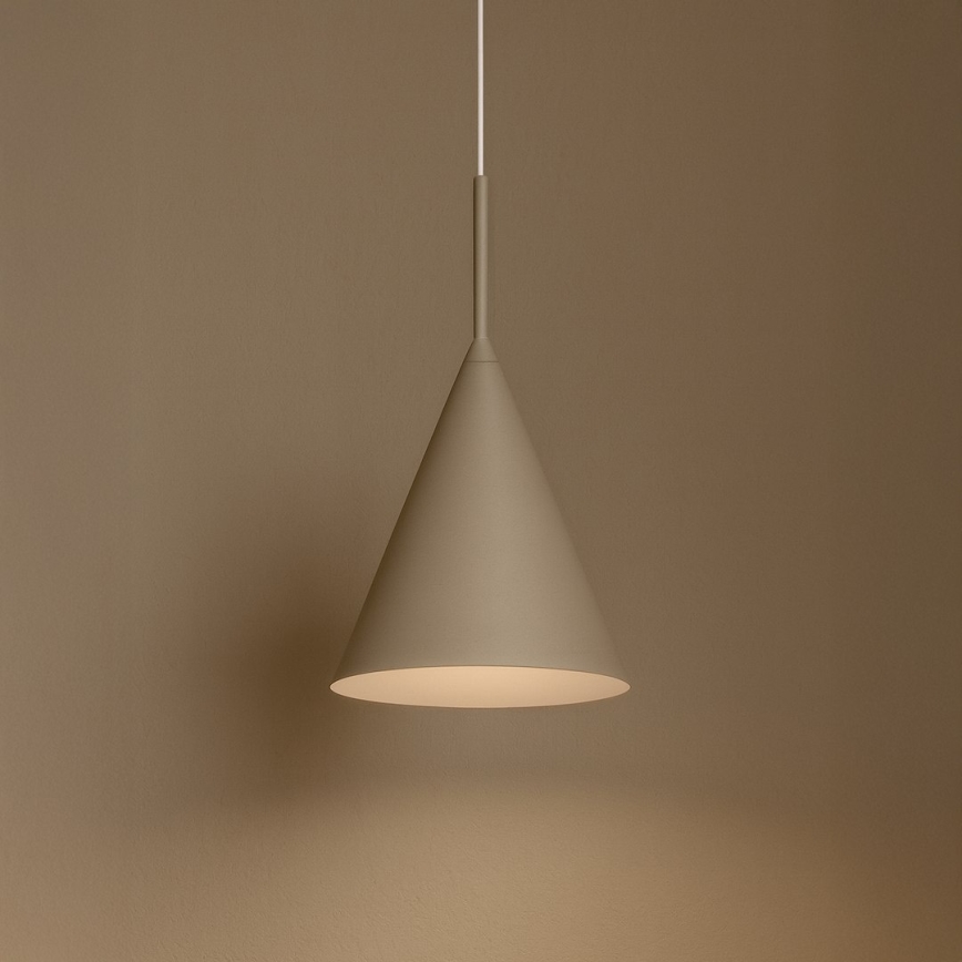 Żyrandol na lince CAPITAL 1xGX53/15W/230V, średnica 17 cm, beżowy