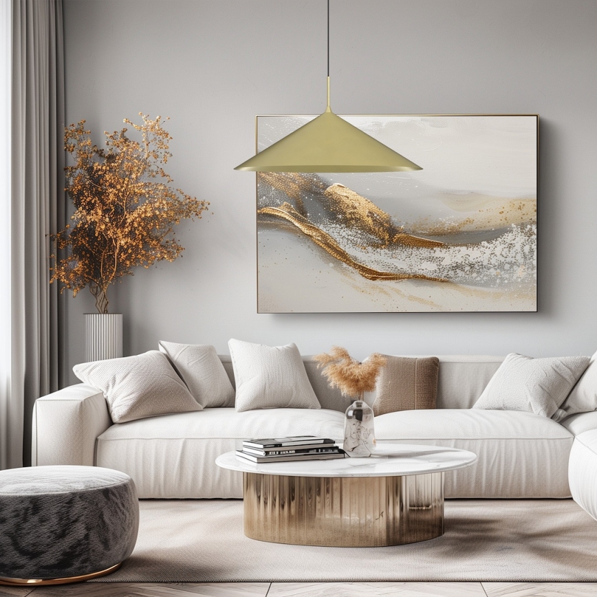 Żyrandol na lince CAPITAL 1xGX53/15W/230V Ø 60 cm złoty