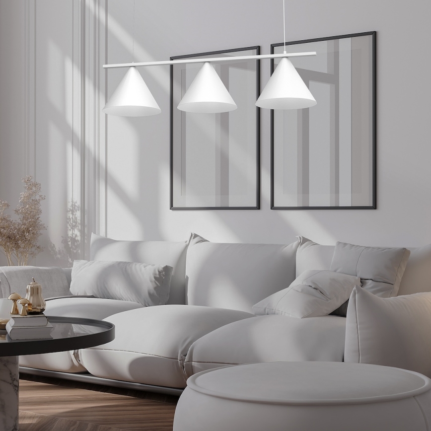 Żyrandol na lince CAPITAL 3xGX53/15W/230V biały