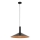 Żyrandol na lince CAPRI 1xE27/15W/230V śr. 50 cm czarny/miedź