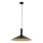 Żyrandol na lince CAPRI 1xE27/15W/230V śr. 50 cm czarny/złoty