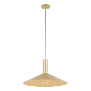 Żyrandol na lince CAPRI 1xE27/15W/230V śr. 50 cm złoty