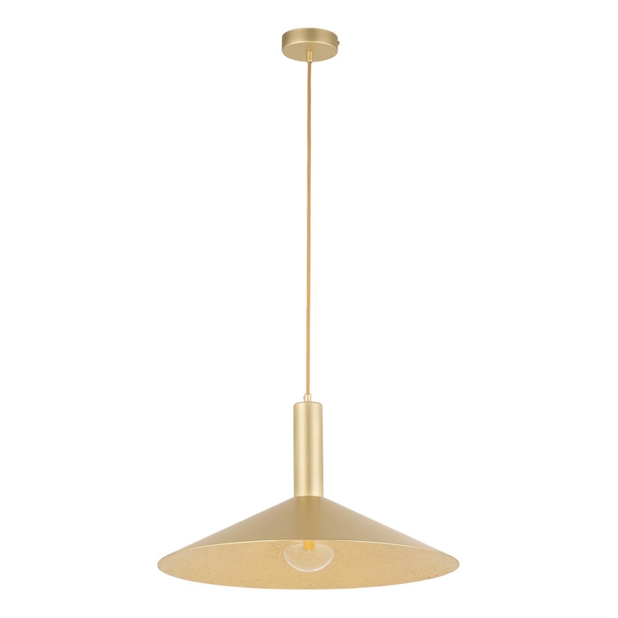 Żyrandol na lince CAPRI 1xE27/15W/230V śr. 50 cm złoty