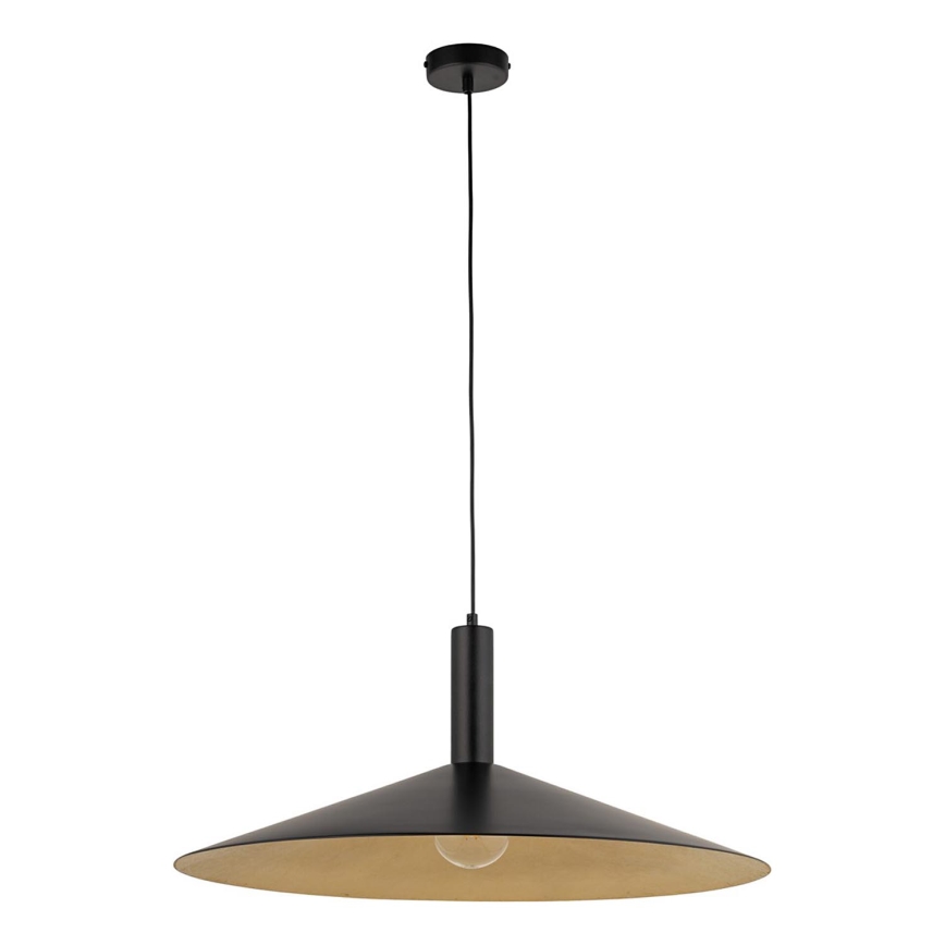 Żyrandol na lince CAPRI 1xE27/15W/230V śr. 70 cm czarny/złoty