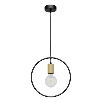 Żyrandol na lince CARSTEN 1xE27/60W/230V dąb matowy