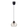 Żyrandol na lince CEED GOLD 1xE27/60W/230V śr. 17,5 cm czarny/złoty