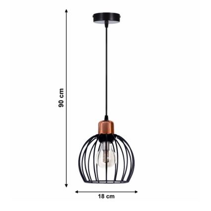 Żyrandol na lince CELTA 1xE27/40W/230V