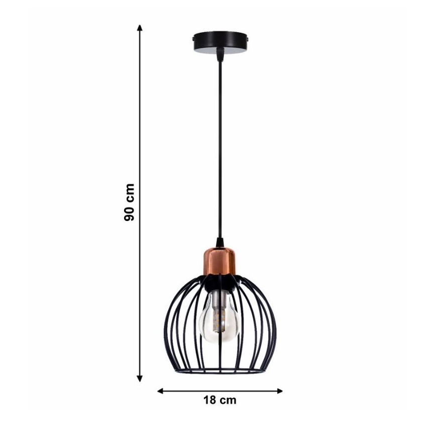 Żyrandol na lince CELTA 1xE27/40W/230V
