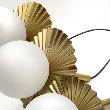 Žyrandol na lince CHITA 3xG9/5W/230V złoty