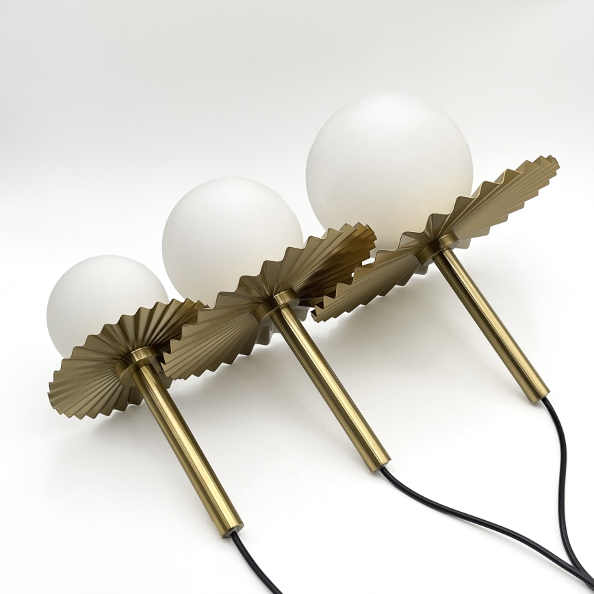 Žyrandol na lince CHITA 3xG9/5W/230V złoty