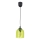 Żyrandol na lince CHRIS 1xE27/60W/230V śr. 11 cm zielony