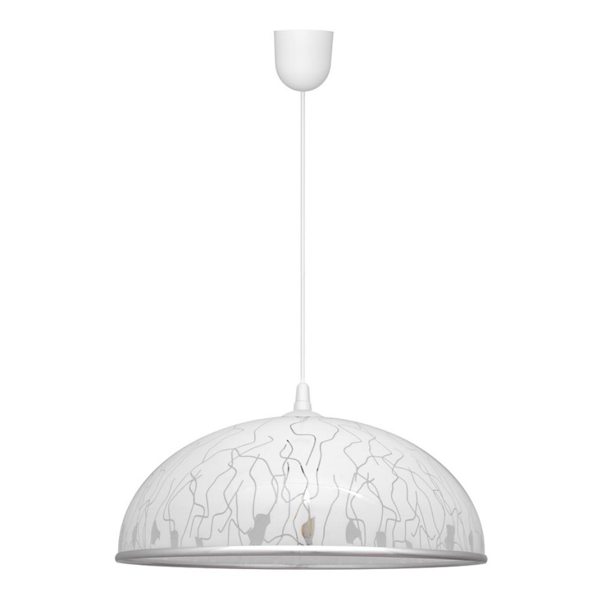 Żyrandol na lince CIRCLE 1xE27/15W/230V biały