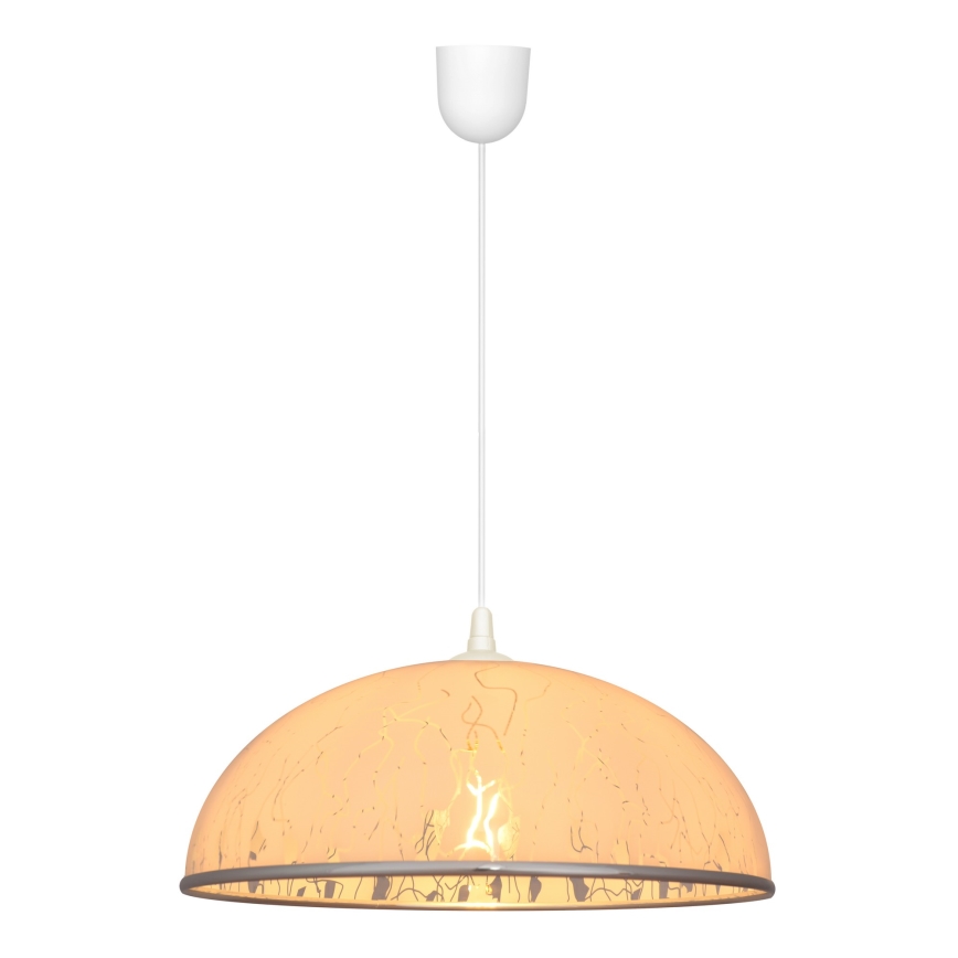 Żyrandol na lince CIRCLE 1xE27/15W/230V biały