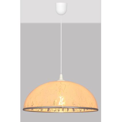 Żyrandol na lince CIRCLE 1xE27/15W/230V biały