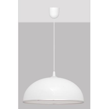 Żyrandol na lince CIRCLE 1xE27/15W/230V biały