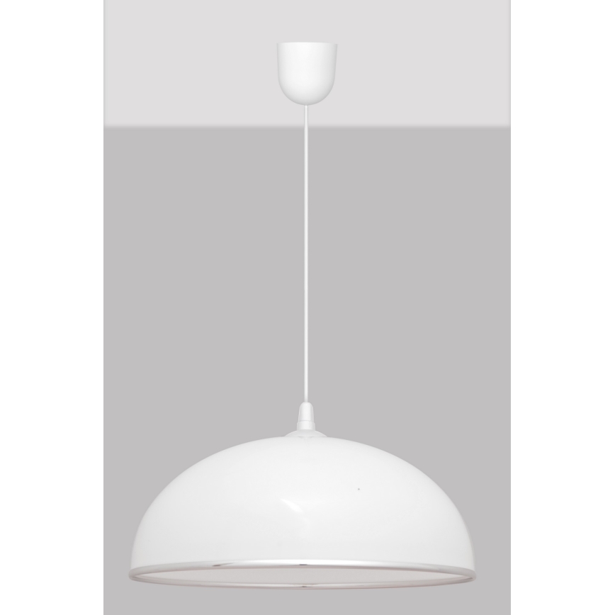 Żyrandol na lince CIRCLE 1xE27/15W/230V biały