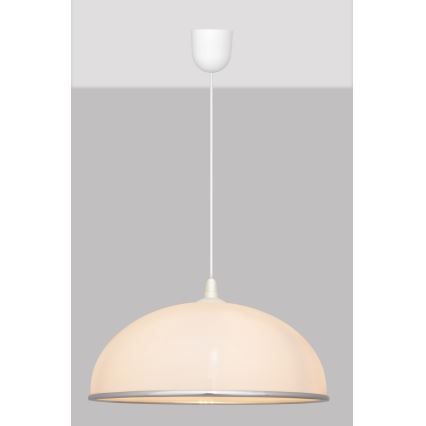 Żyrandol na lince CIRCLE 1xE27/15W/230V biały