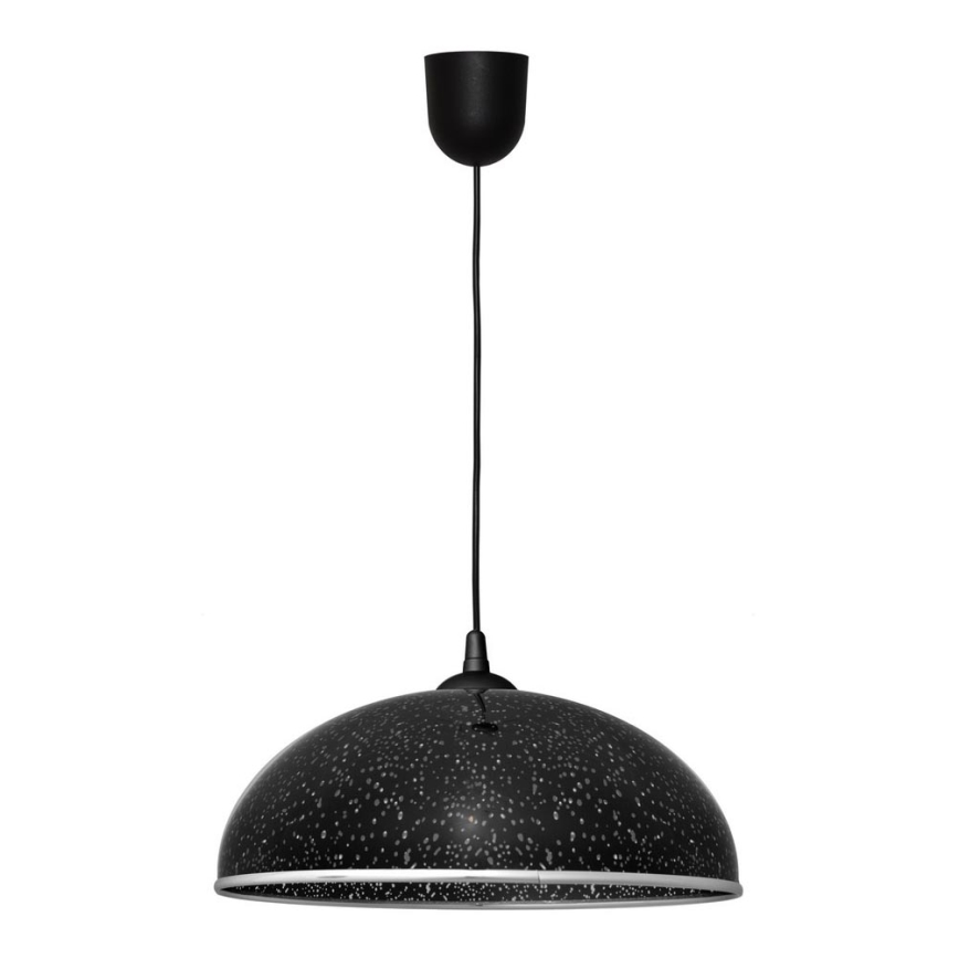Żyrandol na lince CIRCLE 1xE27/15W/230V czarny