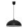 Żyrandol na lince CIRCLE 1xE27/15W/230V czarny