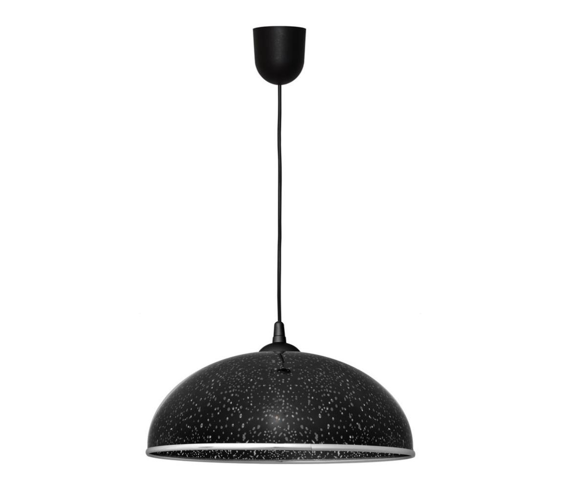 Żyrandol na lince CIRCLE 1xE27/15W/230V czarny