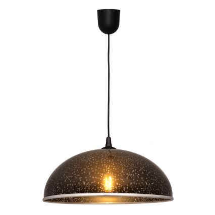 Żyrandol na lince CIRCLE 1xE27/15W/230V czarny