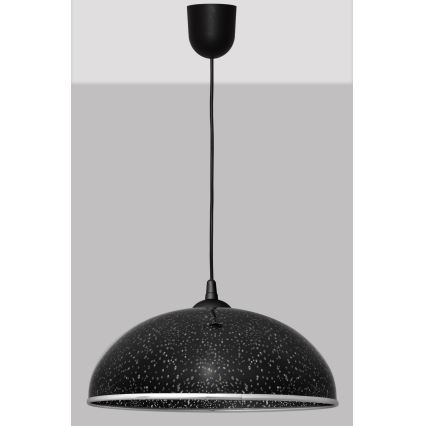 Żyrandol na lince CIRCLE 1xE27/15W/230V czarny