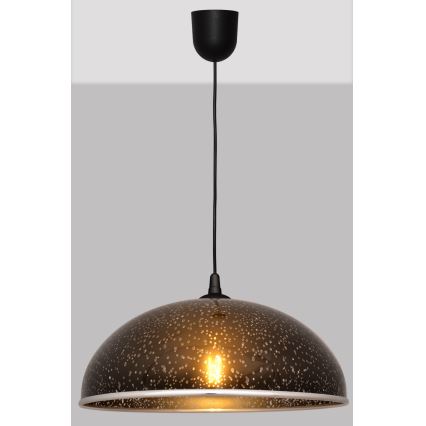 Żyrandol na lince CIRCLE 1xE27/15W/230V czarny