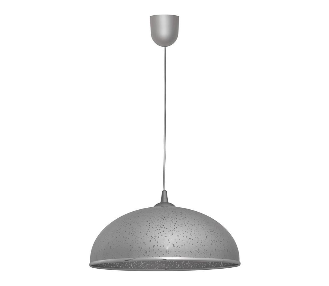 Żyrandol na lince CIRCLE 1xE27/15W/230V szary
