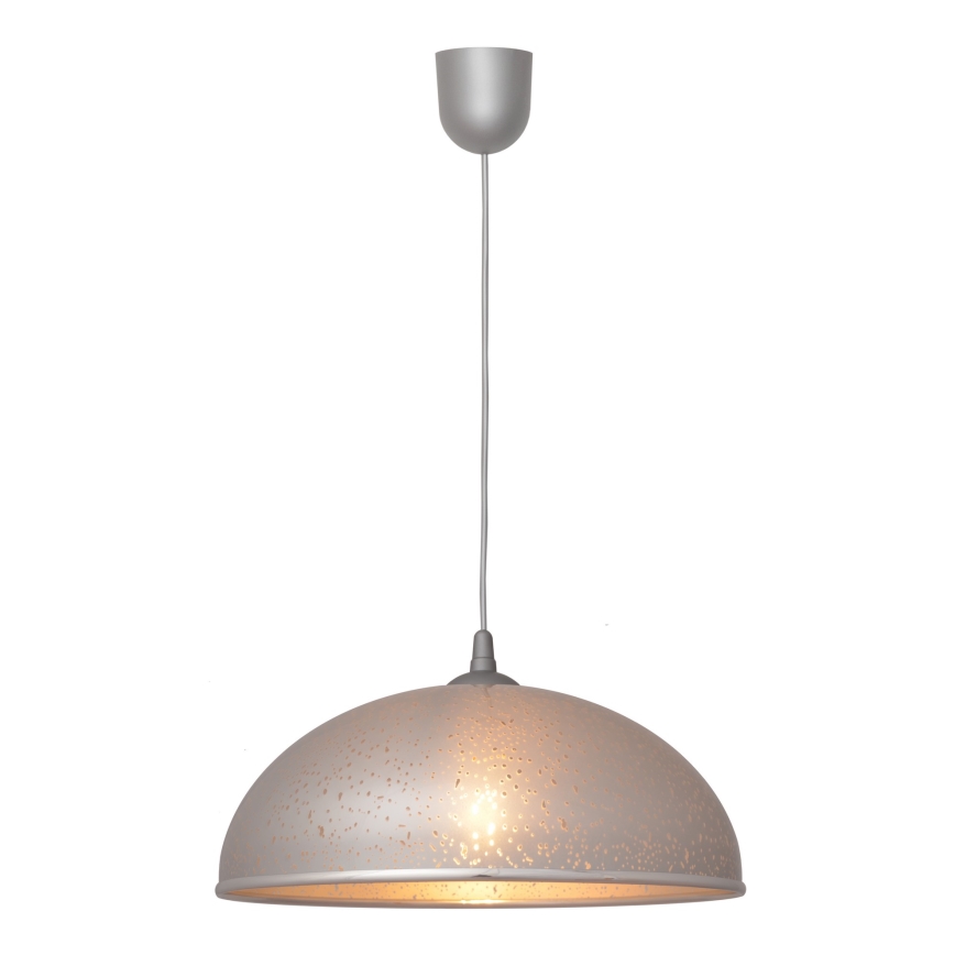 Żyrandol na lince CIRCLE 1xE27/15W/230V szary