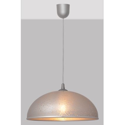 Żyrandol na lince CIRCLE 1xE27/15W/230V szary