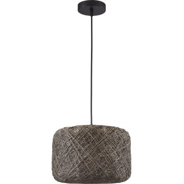 Żyrandol na lince CLEA 1xE27/20W/230V Ø 30 cm antracyt