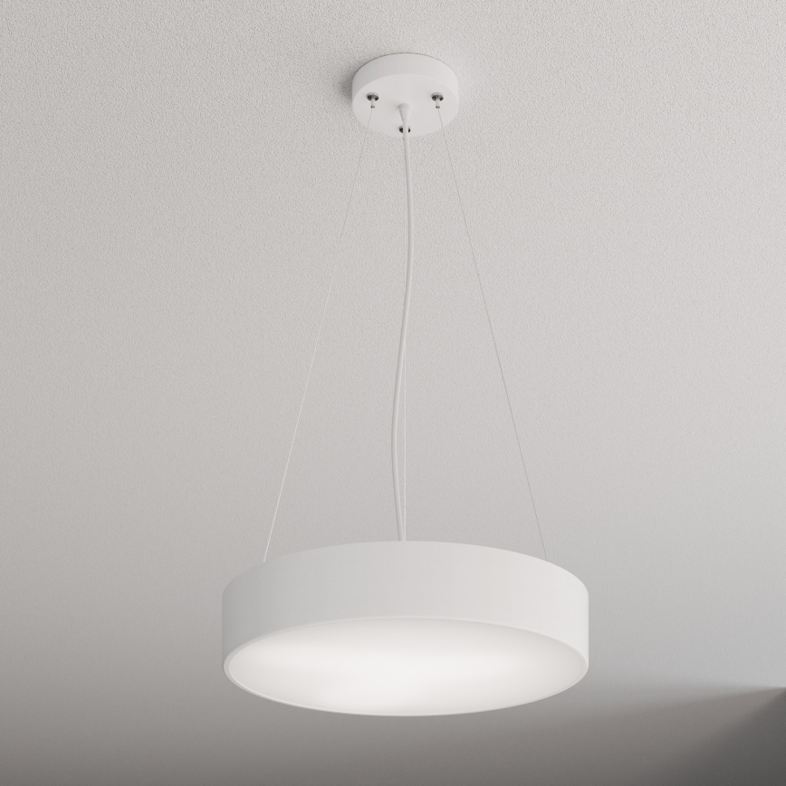Żyrandol na lince CLEO 3xE27/24W/230V śr. 40 cm biały