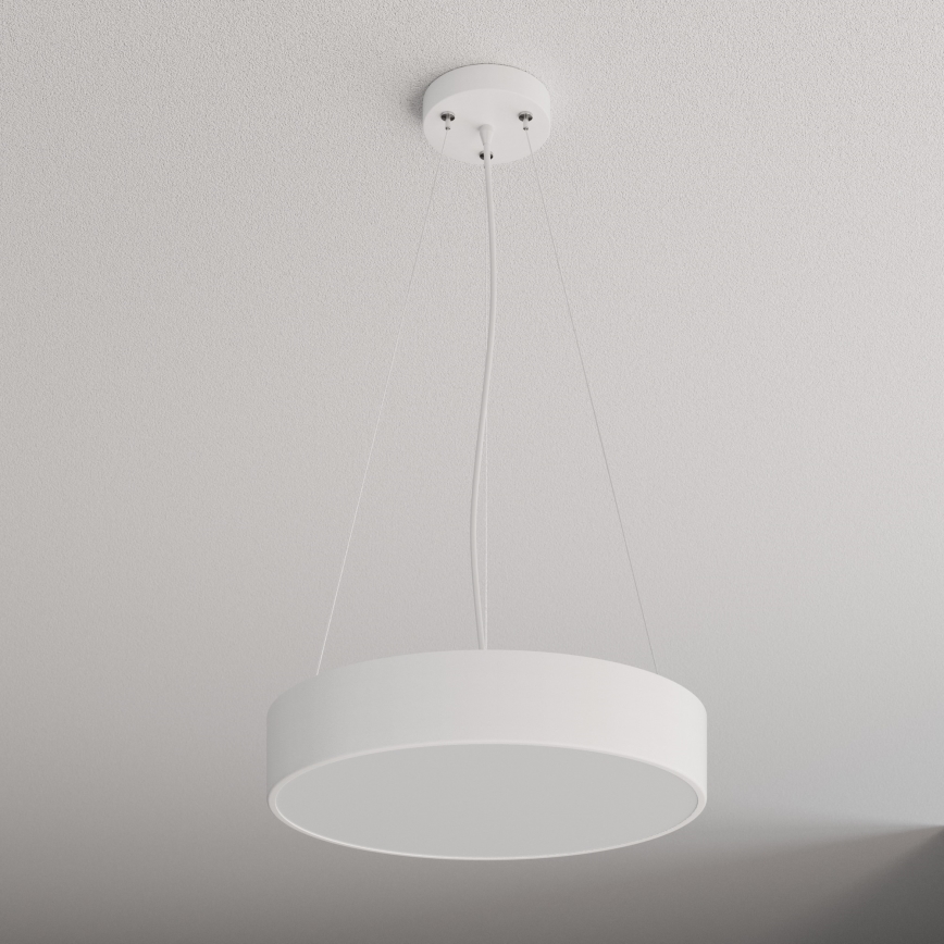 Żyrandol na lince CLEO 3xE27/24W/230V śr. 40 cm biały