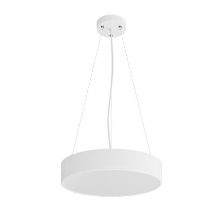 Żyrandol na lince CLEO 3xE27/24W/230V śr. 40 cm biały