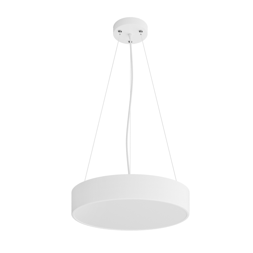 Żyrandol na lince CLEO 3xE27/24W/230V śr. 40 cm biały